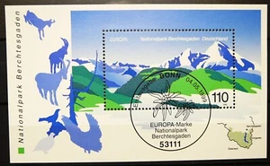 Germany Souvenir Sheet - Europa - Berchtesgaden National Park_1999 - CTO. - Picture 1 of 1