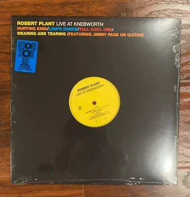Robert Plant Live At Knebworth LP Record Store Day RSD 2021 45rpm - Image 1 of 2