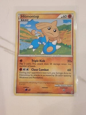 Hitmontop - 8/95 - Holo Rare Call of Legends Pokemon card - HP - Image 1 of 2