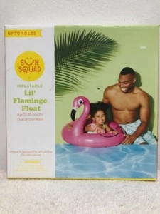Sun Squad- Inflatable Pink Flamingo Lil' Float Age 12-36 Months New - Picture 1 of 1