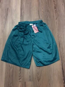 New Vtg Cobblestones Boy’s Soccer ShortS YOUTH XL AQUA GREEN MESH Made IN USA - Picture 1 of 8