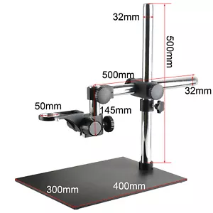 KOPPACE Large Platform Cross-Arm Microscope Bracket 400*300mm Base 500mm Column - Picture 1 of 5