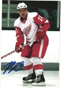 Brenden Kichton Autographed 4x6 Color Photo Detroit Red Wings #71