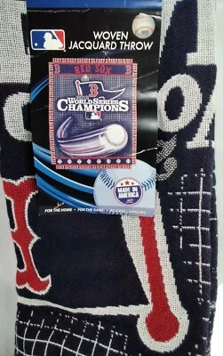 Boston Red Sox 2013 World Series Champions Blanket stadium baseball game NOS MLB - Image 1 of 4