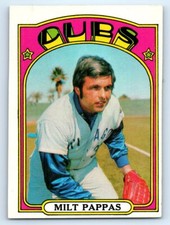 1972 Topps #208 Milt Pappas   Chicago Cubs