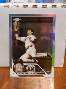 2023 Topps Chrome Mike Yastrzemski *SEPIA REFRACTOR* SF Giants