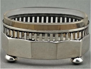 Art Deco Saliere 1 von 2 Saleron Gewürzschale 800er Silber Salz Schale Salt(12)  - Bild 1 von 7