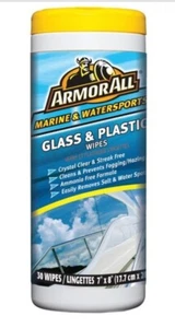 Armor All Marine & Watersports Glass & Plastic Wipes Boat Jetski Kayak Cleaner - Picture 1 of 1