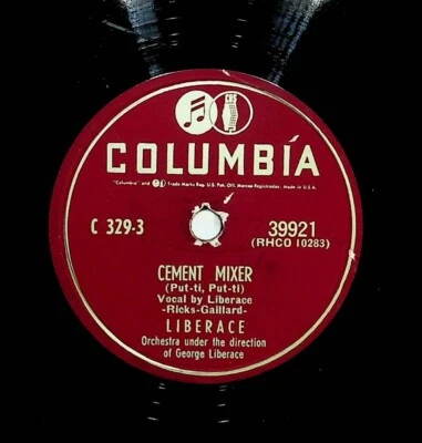 1953 Liberace Cement Mixer Slaughter On Tenth Avenue 78 Record - Image 1 of 2