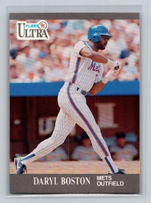1991 Ultra #211 Daryl Boston New York Mets Baseball Card - Image 1 of 2