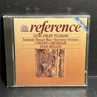 TELEMANN — DIE OUVERTЬREN DER TAFELMUSIK (1987) оперный компакт-диск FRANS BRЬGGEN Амстердам - Изображение 1 из 3