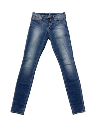 Pantalones de mezclilla ajustados para mujer Articles of Society lavado medio talla 27 entrepierna 31 Foto 1 de 4