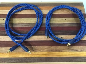 AudioQuest G-Snake cavi RCA audio interconnessi (colore nero/blu) 2 metri - Foto 1 di 3