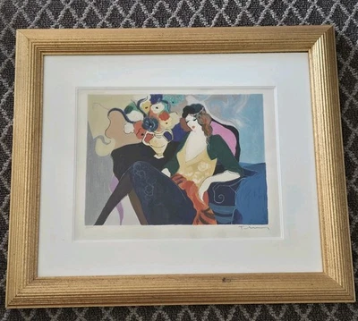 Serigrafía 260/350 firmada y numerada Itzchak Tarkay bien enmarcada y mate  Foto 1 de 4