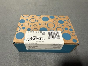 DR BROWNS LEVEL 2 NATURAL SILICONE NIPPLE WIDE-NECK 6-PACK WN2601 - Picture 1 of 4
