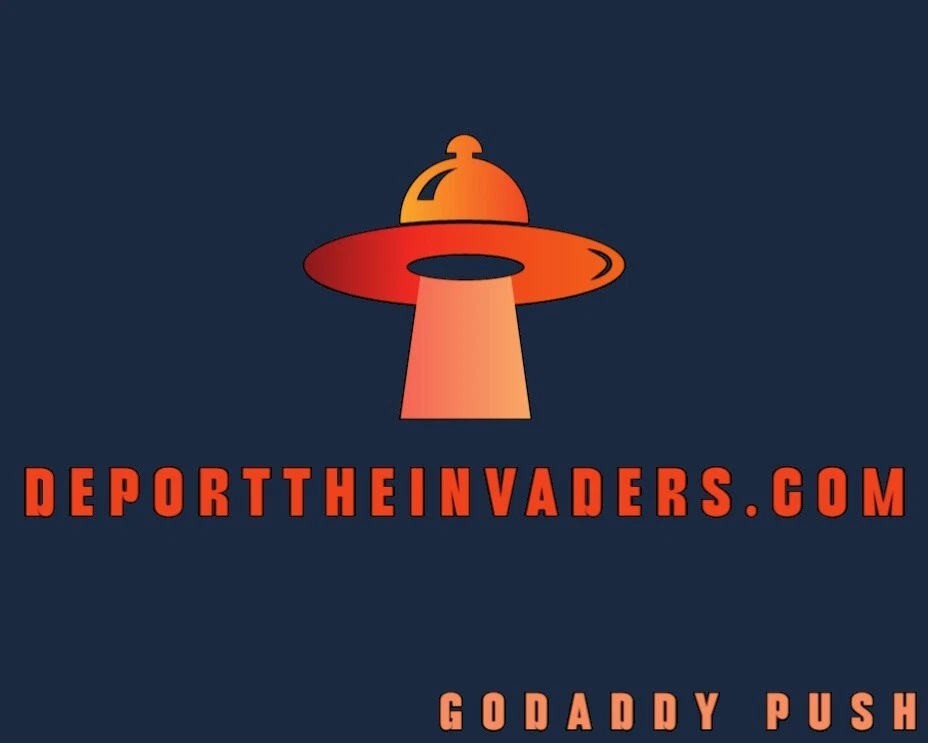 deporttheinvaders.com brandable .com domain name Godaddy Push - Image 1 of 1
