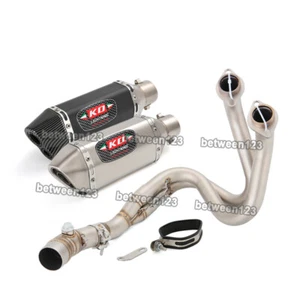Exhaust Muffler Tip For Kawasaki ER6N Z650 Z650RS Ninja 650 Versys 650 2012-2023 - Picture 1 of 15