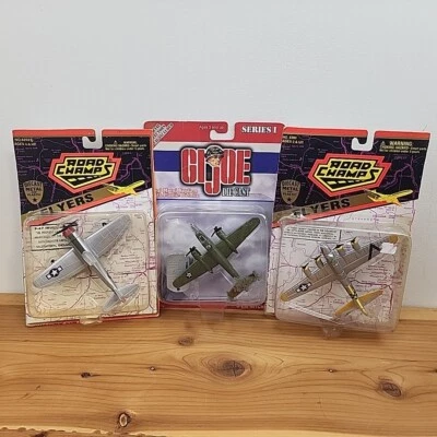Литой истребитель Road Champs Flyers GI Joe B-25J Mitchell P-47 Thunder B-17 Fuddy - Изображение 1 из 4
