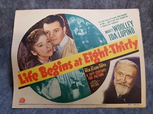 Aushangfoto "Das Leben beginnt um acht-dreißig", Monty Woolley, Ida Lupino - Bild 1 von 5