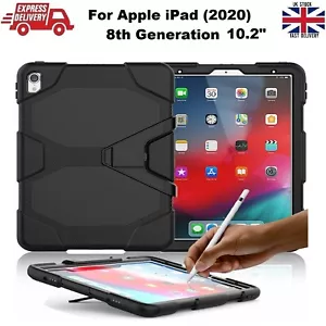 Custodia supporto antiurto resistente Military Builder per iPad 8a generazione 2020 10,2 pollici - Foto 1 di 11