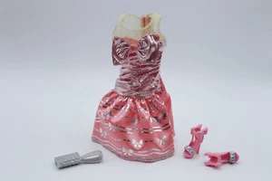 Barbie Puppe Kleidung Zubehör Modepaket Kleid Schuhe Tasche - Bild 1 von 5