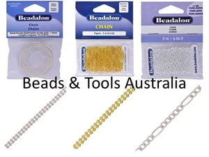 Beadalon Chain - Assorted Styles and Colour - Jewellery Design Chain - Picture 1 of 11