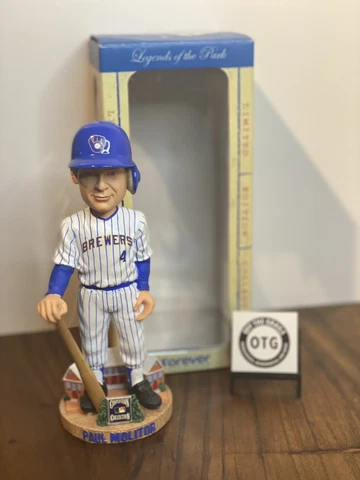 Paul Molitor Milwaukee Brewers Cooperstown Collection Bobblehead FOCO Cover