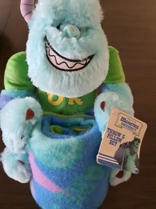 Disney Monsters Inc NWT University Plush Throw Toddler Blanket & PLUSH NORTHWEST - Picture 1 of 5