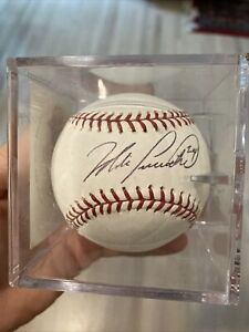Mike Lieberthal Signed Autographed Official Major League Baseball Phillies