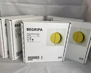 Lot de 5 : Poignée Ikea COMPTEGRAHA jaune demi ronde 5 1/8" neuve 604.693.96 (5L 5R) - Photo 1/3