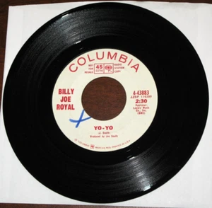 Billy Joe Royal Yo-Yo / We Tried 7" 45 Promo Single Columbia 4-43883 EXC+ - Picture 1 of 2