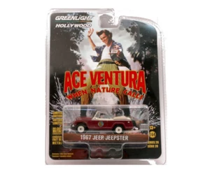 JEEP JEEPSTER 1967 ACE VENTURA WHEN NATURE CALLS 1:64 GREENLIGHT 44880F - Foto 1 di 1