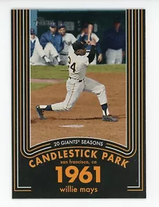 Topps Heritage Candlestick Park 1961 Willie Mays - Imagen 1 de 1