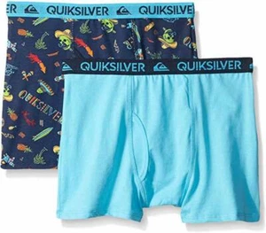 Quiksilver Boys Blue & Festival Print 2pk Boxer Briefs Size 4/5 6/7 $18 - Picture 1 of 1