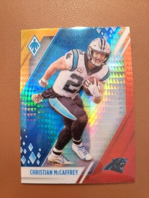 2021 Panini Phoenix - Christian McCaffrey #18 Fire Burst - Image 1 of 2