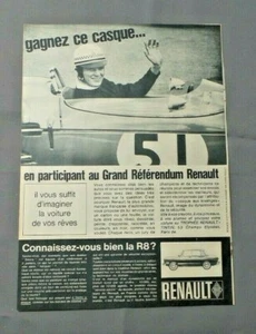 PUB WERBUNG ALTE ADVERT CLIPPING 100519 / AUTO R8 VON RENAULT - Bild 1 von 1