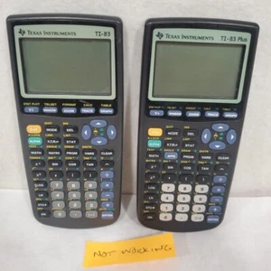 Texas Instruments TI 83, TI83 + Non Working Parts or Repair Graphing Calculator - Picture 1 of 8