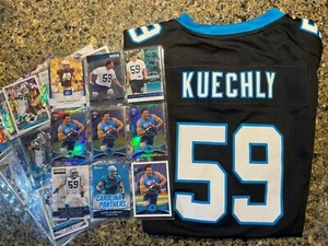 Luke Kuechly 2012 Topps Chrome Rookie Refractor LOT & Jersey Kids XL - Bild 1 von 17