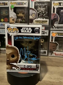 Funko Pop! Vinyl: Star Wars - C-3PO #609 signiert von Chris Bartlett mit Echtheitszertifikat - Bild 1 von 8