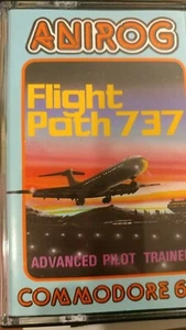 Flight Path 737 (Anirog 1987) Commodore 64 (Tape, Box, Manual) works - Picture 1 of 3