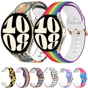 Silicone Watch Band For Samsung Galaxy Watch 7 6 5 4 40/44mm 4 6 Classic 42-47mm - Picture 1 of 70