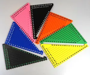 Brick Ruler Triangle Tool Measures LEGO parts Solid 3D Printed - Picture 1 of 3