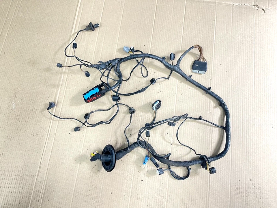 BMW X5 E53 2003 AWD 3,0 lado izquierdo del conductor compartimento del motor faro arnés de cableado OEM Foto 1 de 4