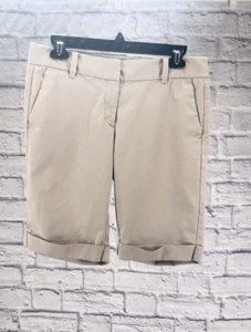 Ann Taylor flache Bermudas-Shorts vorne mit Manschetten tief erhöht Damengröße 4 - Bild 1 von 8