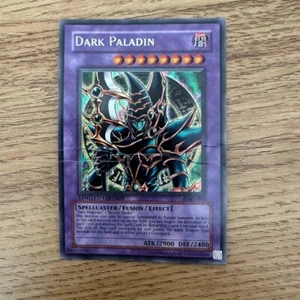 Yugioh Dark Paladin DMG-001 Limited Edition Secret Rare DAMAGED HP - Picture 1 of 2