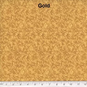 Bamboo Leaves Tone on Tone 100% cotton fabric - Pick SIZE and from 17 COLORS - Picture 1 of 18