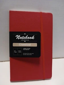 Oneirom Hard Cover 8.26x 0.67 Red Notebook 192 pages. - Picture 1 of 6