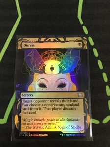 MTG Magic The Gathering Duress Foil Mystical Archives Black Sorcery Commander - Picture 1 of 1