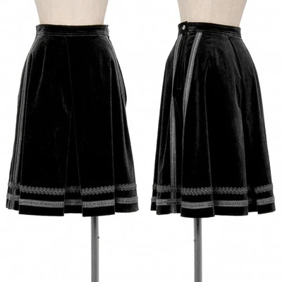 Falda de terciopelo trenzado COMME des GARCONS talla S (K-123113) Foto 1 de 4