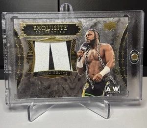 SWERVE STRICKLAND 2024 AEW UPPER DECK BLACK DIAMOND EXQUISITE PATCH SSP /25 🔥 - Bild 1 von 3